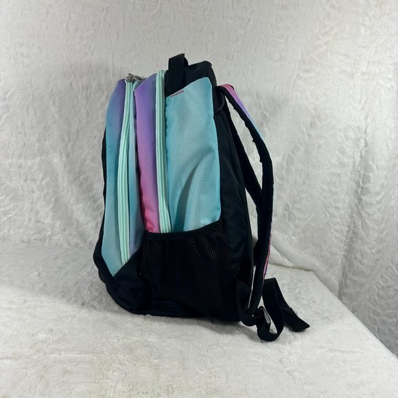 adidas Unisex Journal Backpack, Gradient Rose Tone pink/Black/Halo Mint Green - Picture 3 of 11